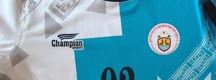 Vikram 33 Kabaddi Jersey – Blue White Custom Team Uniform | Premium Sports T-Shirt